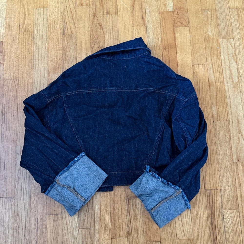 Denim zara cuff sleeve jacket - Picture 5 of 5